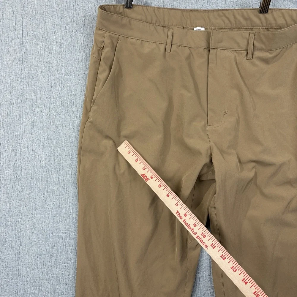 Fabletics The Only Pant Mens 38x34 Beige Chino Athleisure Casual‎